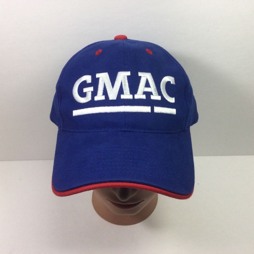 GMAC Victory Lane Hat NASCAR Racing Motorsports Blue SnapBack Baseball Cap